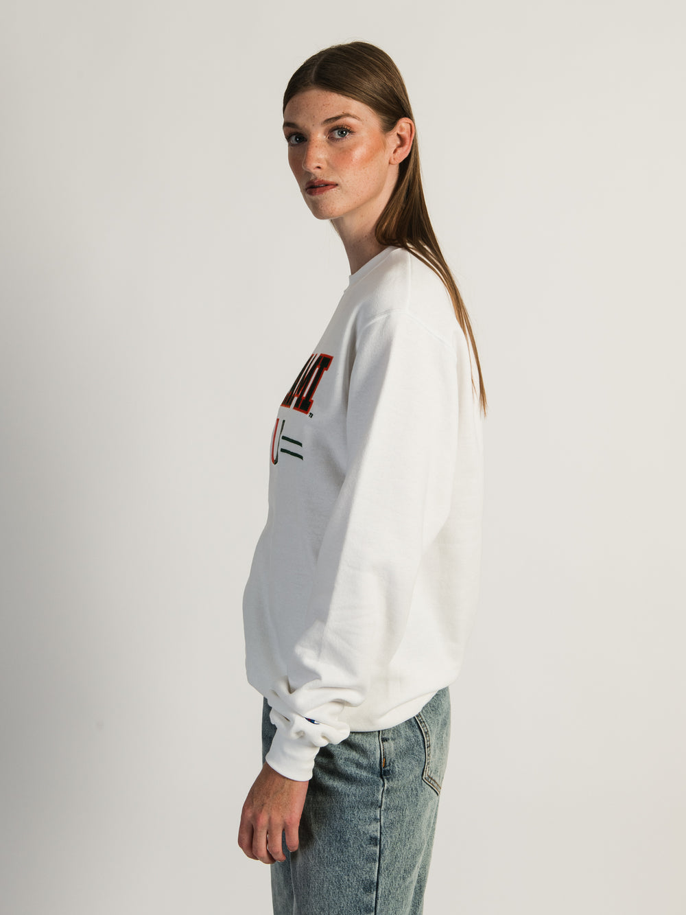 NCAA MIAMI U CREWNECK