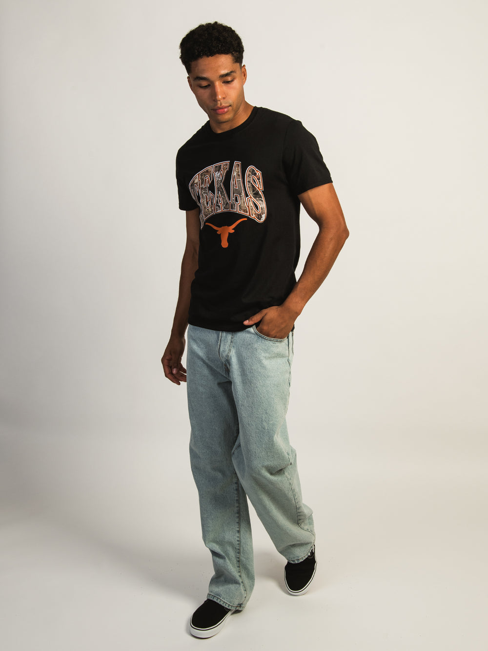 T-SHIRT NCAA TEXAS CAMO
