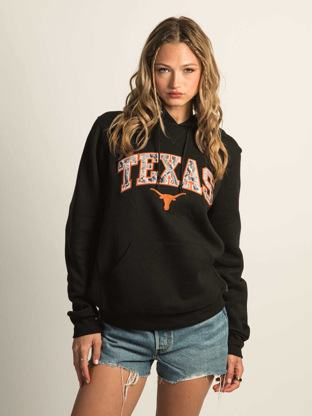 TEXAS CAMO PULLOVER HOODIE