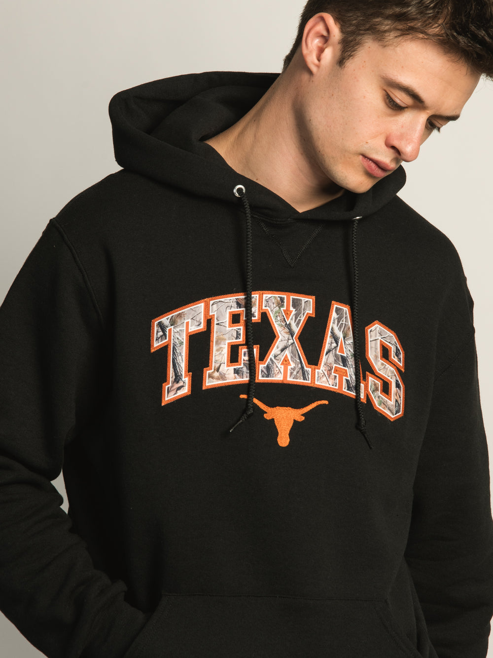 NCAA TEXAS CAMO PULLOVER HOODIE