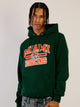 VARSITY NCAA MIAMI HURRICANES PULLOVER HOODIE - FOREST - Boathouse