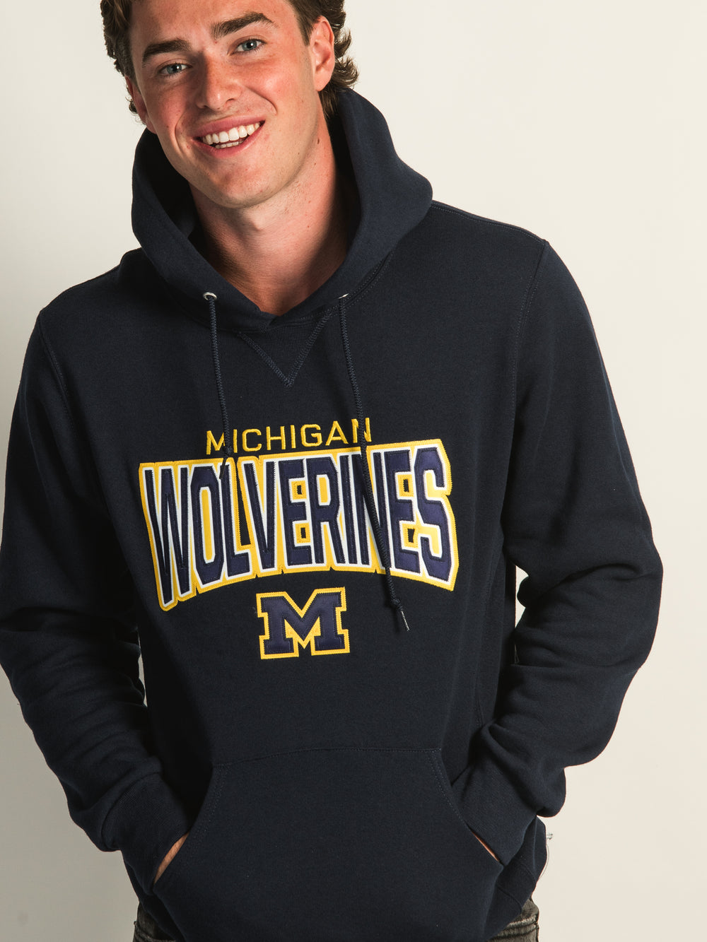 NCAA MICHIGAN W PULLOVER HOODIE