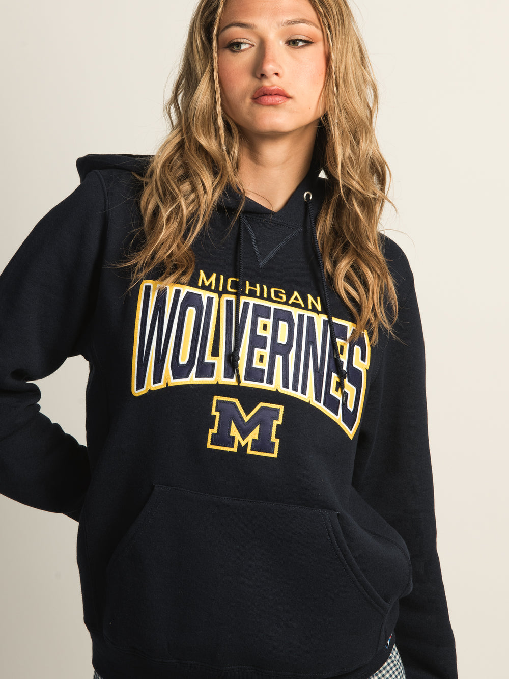 NCAA MICHIGAN W PULLOVER HOODIE