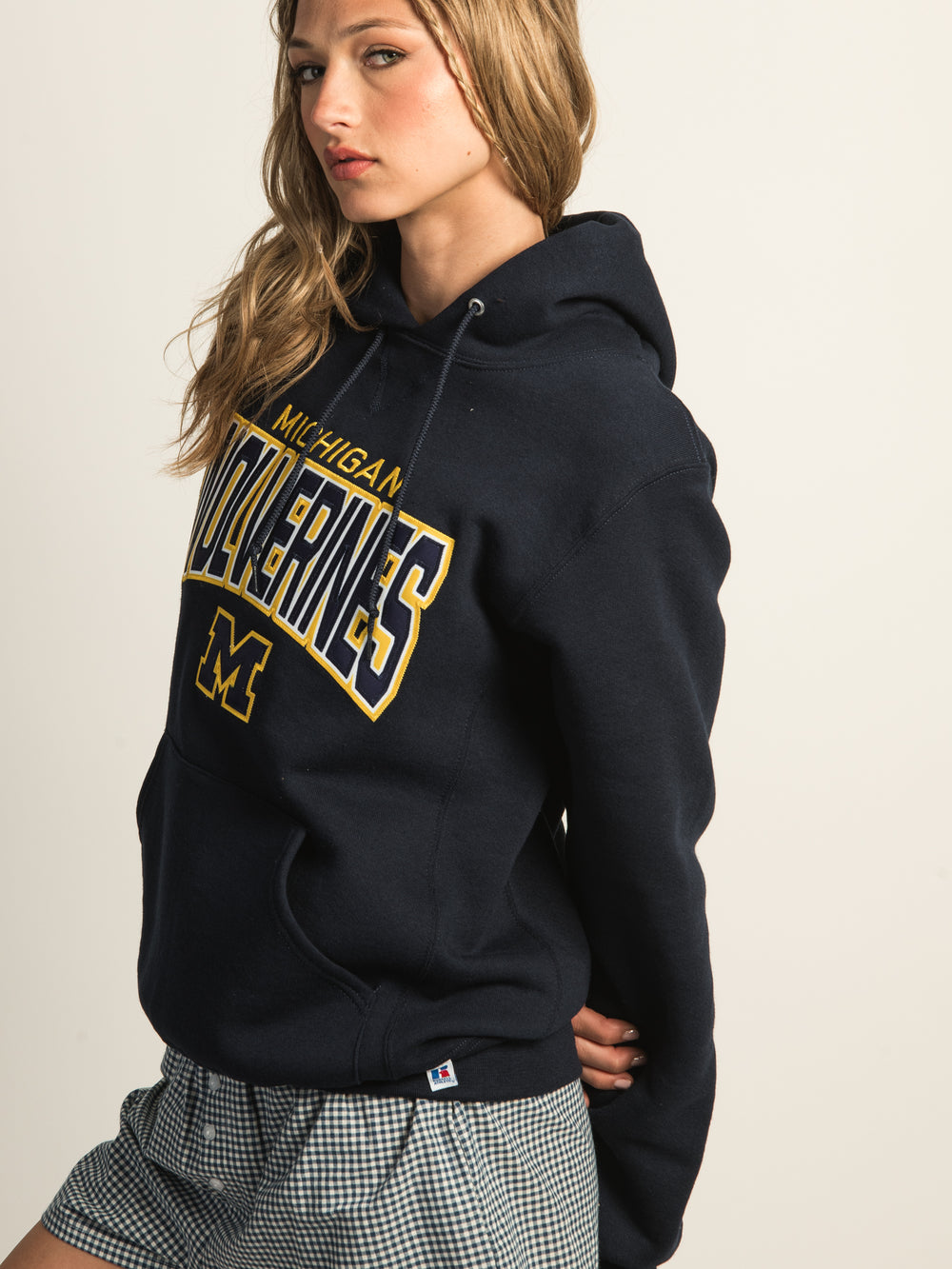 NCAA MICHIGAN W PULLOVER HOODIE