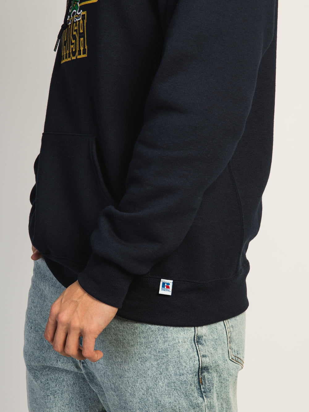 NCAA NOTRE DAME PULLOVER HOODIE - NAVY