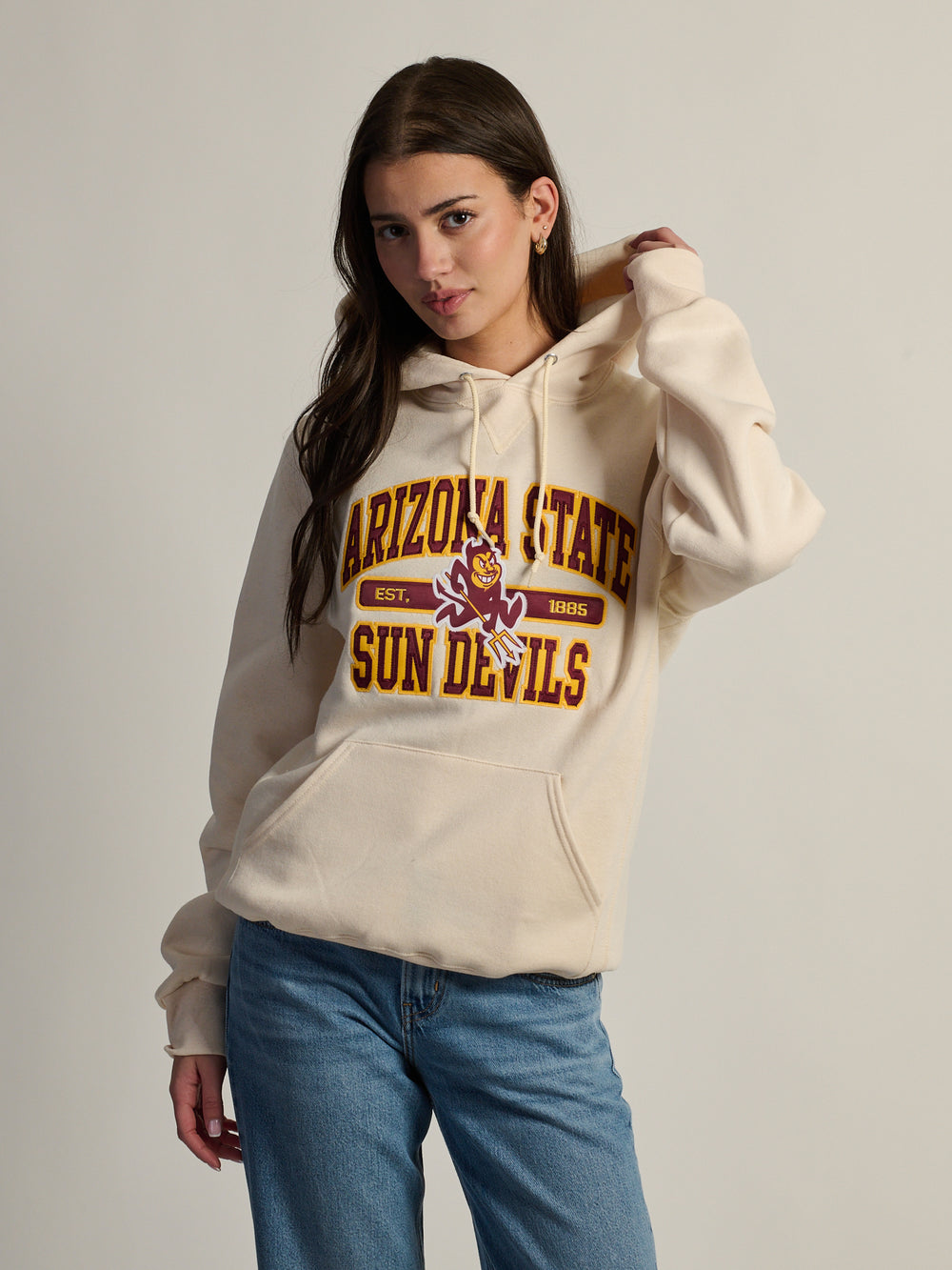 VARSITY NCAA ARIZONA STATE PULLOVER HOODIE - Boathouse