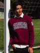VARSITY NCAA HARVARD SLEEVE EMBROIDERED CREW - Boathouse