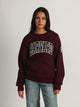 VARSITY NCAA HARVARD SLEEVE EMBROIDERED CREW - Boathouse