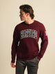 VARSITY NCAA HARVARD SLEEVE EMBROIDERED CREW - Boathouse