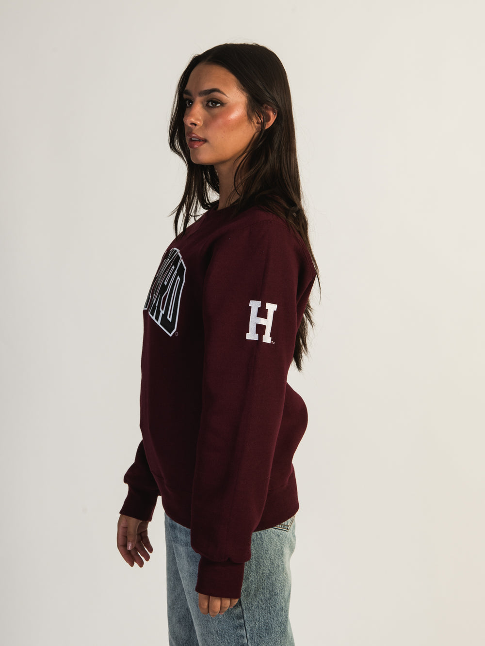 ÉQUIPAGE BRODÉ À MANCHES HARVARD NCAA