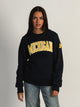VARSITY NCAA MICHIGAN SLEEVE EMBROIDERED CREW - Boathouse