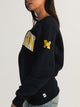 VARSITY NCAA MICHIGAN SLEEVE EMBROIDERED CREW - Boathouse