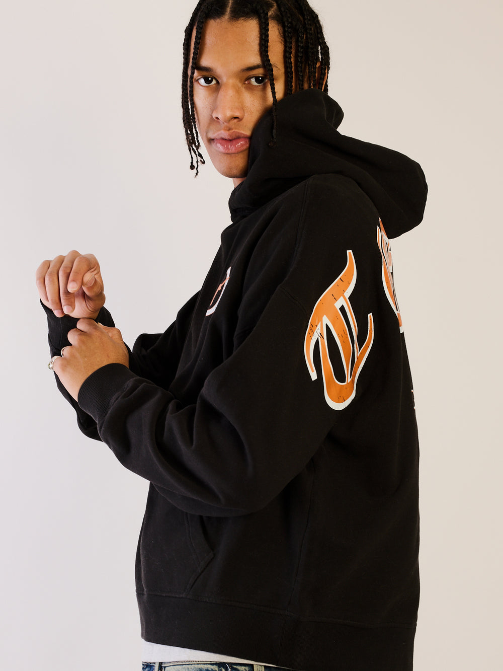 NCAA TEXAS SLEEVE TO SLEEVE PULLOVER HOODIE