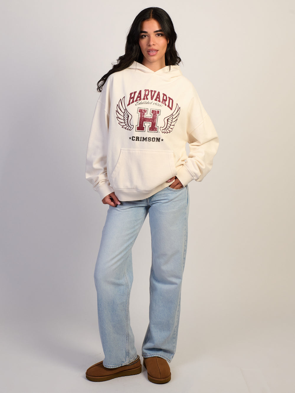 VARSITY HARVARD WINGS RELAXED HOODIE - Boathouse