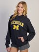 VARSITY MICHIGAN APLQ PULLOVER HOODIE - MARIN - Boathouse