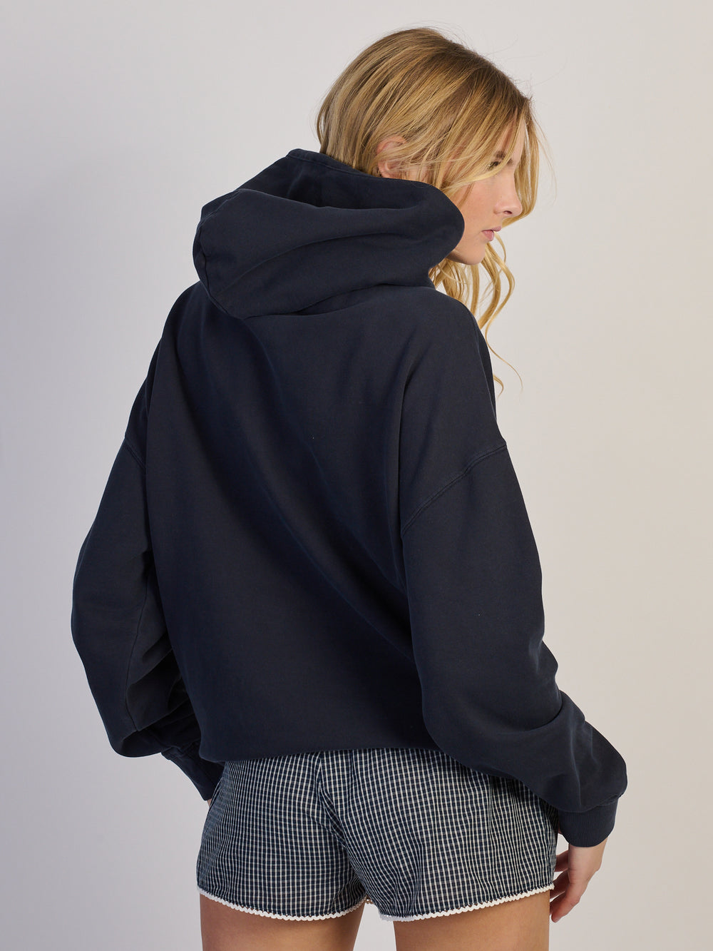 MICHIGAN APLQ PULL HOODIE - MARIN