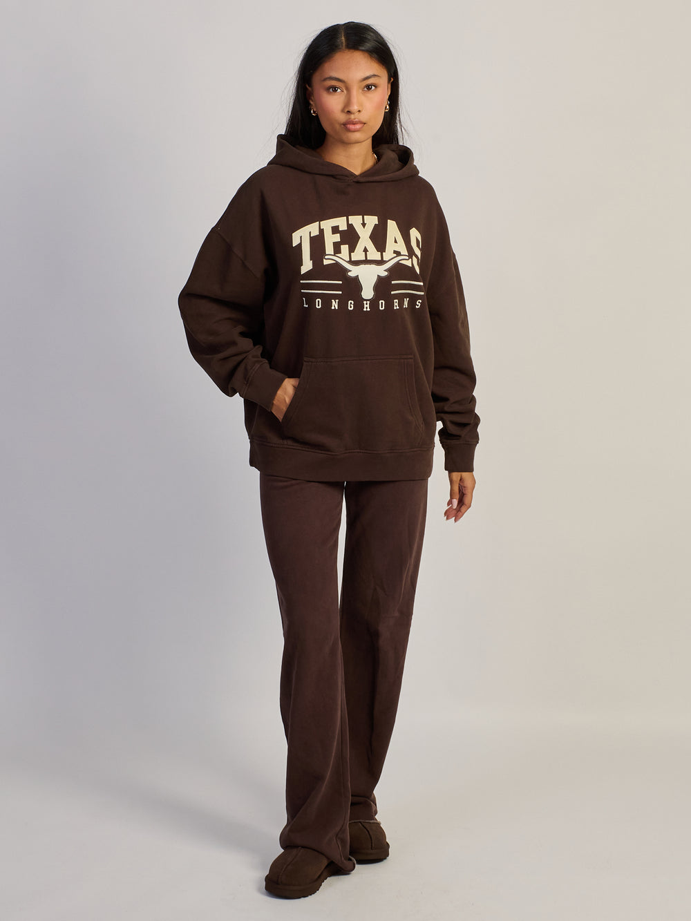 VARSITY TEXAS LONGHORNS RELAXED HOODIE - CHO