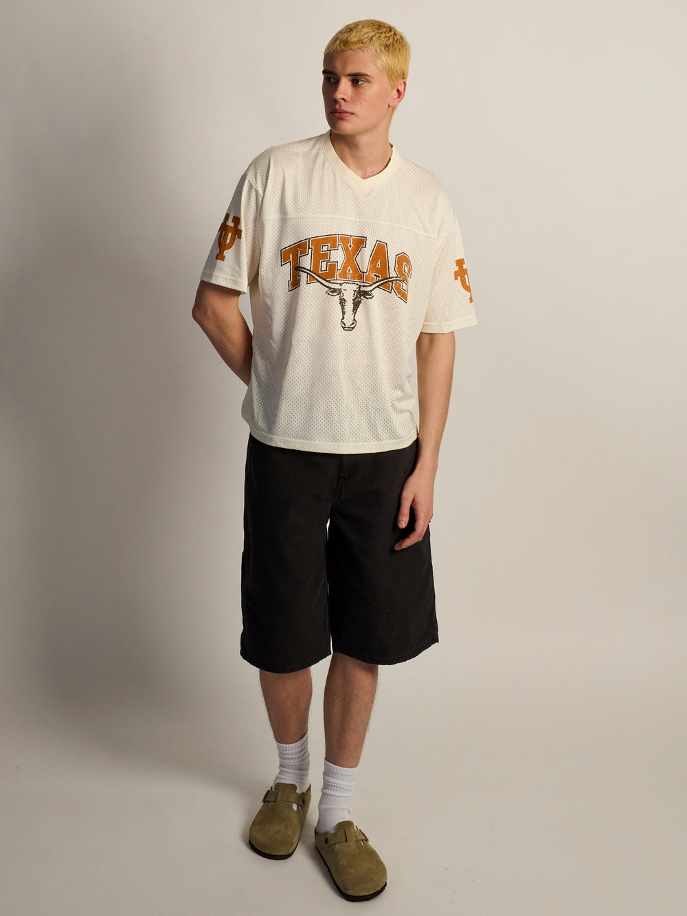 MESH TEXAS LONGHORNS FOOTBALL TEE