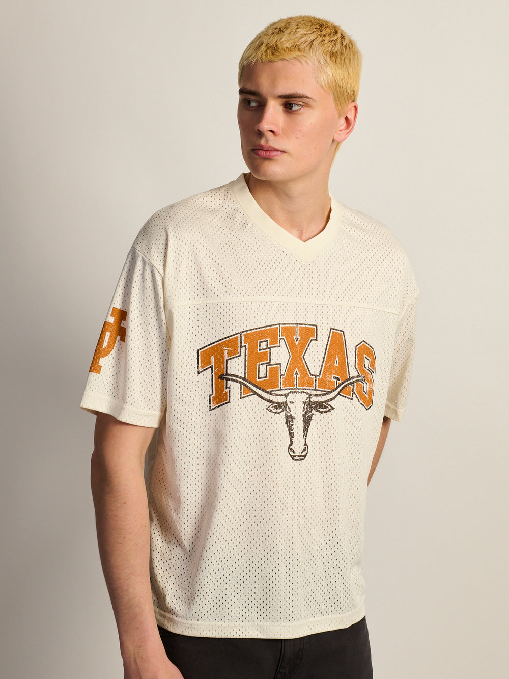 MESH TEXAS LONGHORNS FOOTBALL TEE