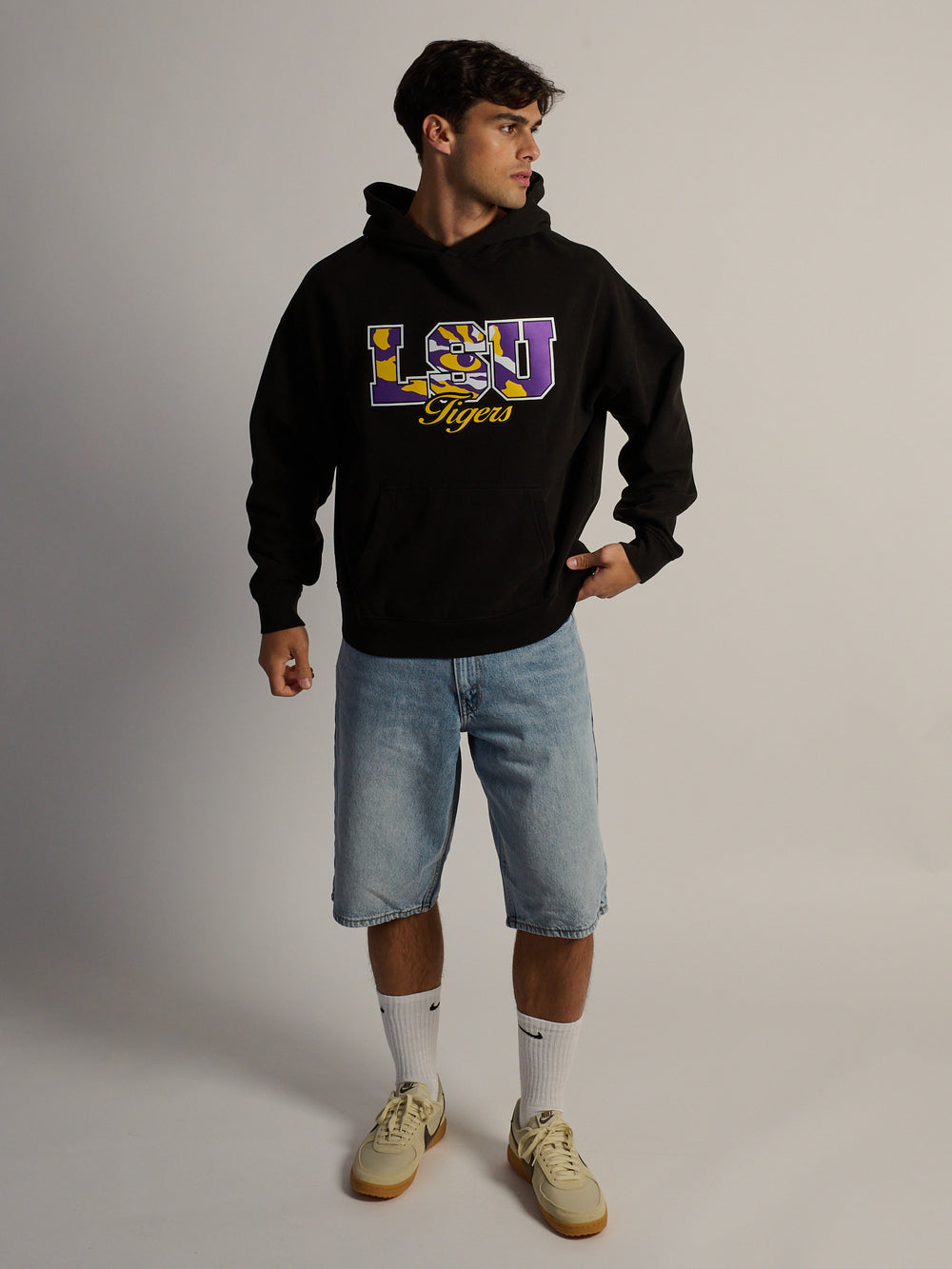 CHANDAIL À CAPUCHON LSU TIGERS DÉCONTRACTÉ
