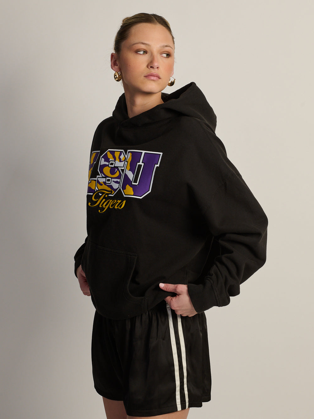 VARSITY LSU TIGERS RELAXED HOODIE - Boathouse