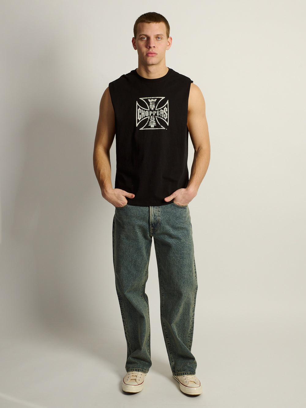 WEST COAST CHOPPERS WEST COAST MUSCLE TANK TOP - Boathouse