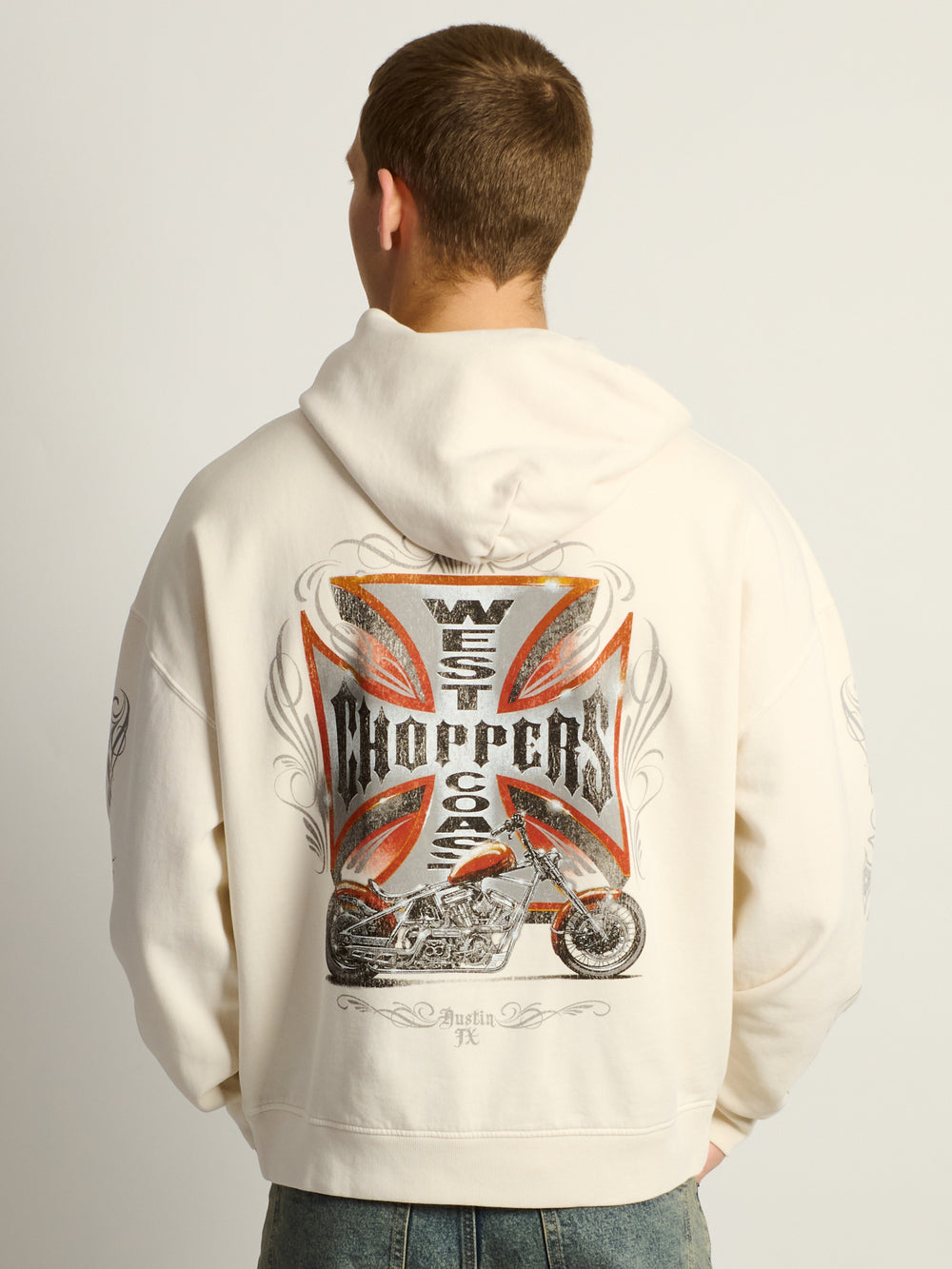 WEST COAST CHOPPER RELAXED PULL OVER HOODIE