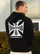 WEST COAST CHOPPERS WEST COAST CROSS RELAXED PULL OVER HOODIE - Boathouse