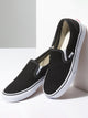VANS MENS VANS CLASSIC SLIP-ON BLACK CANVAS SHOES - Boathouse