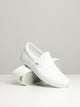 VANS MENS VANS CLASSIC SLIP-ON TRUE WHITE CANVAS SHOES - Boathouse