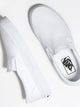 VANS MENS VANS CLASSIC SLIP-ON TRUE WHITE CANVAS SHOES - Boathouse