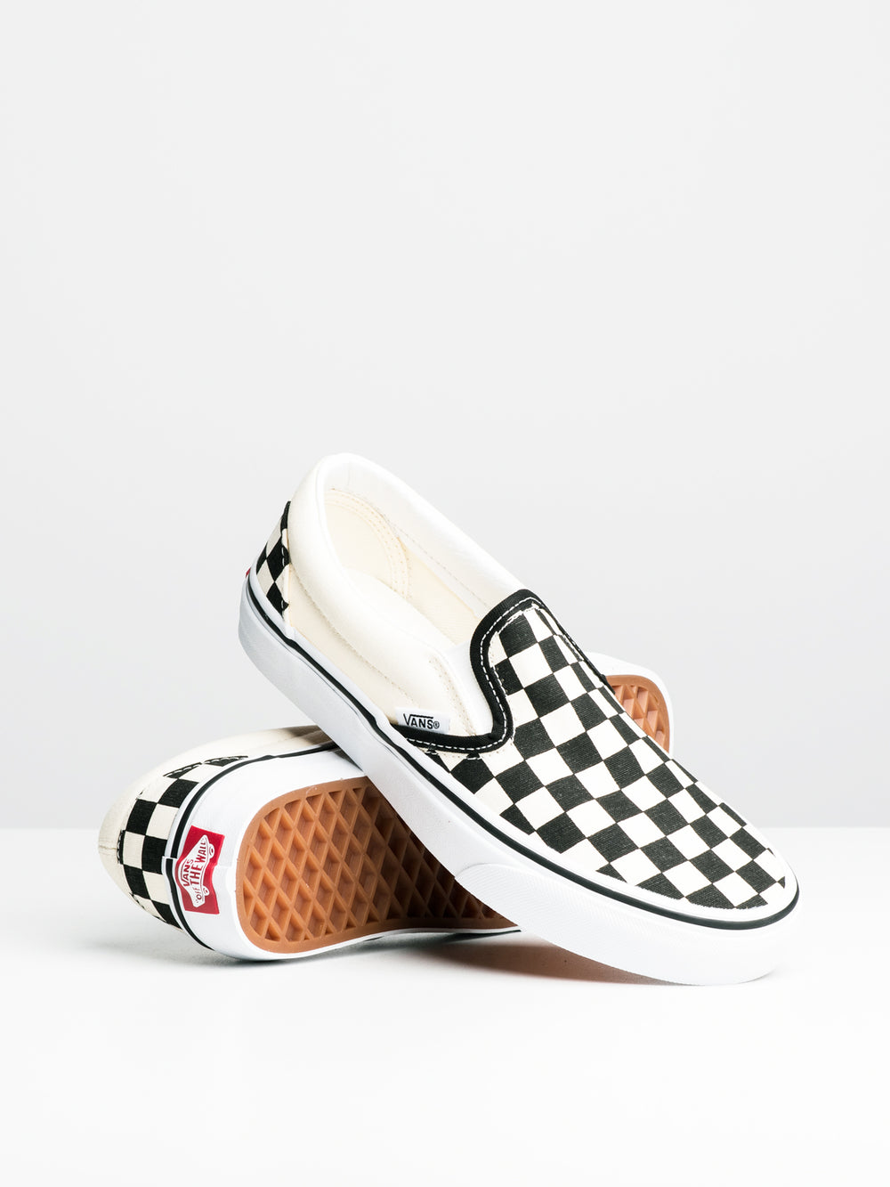 WOMENS VANS CLASSIC SLIP-ON CANVAS SHOES