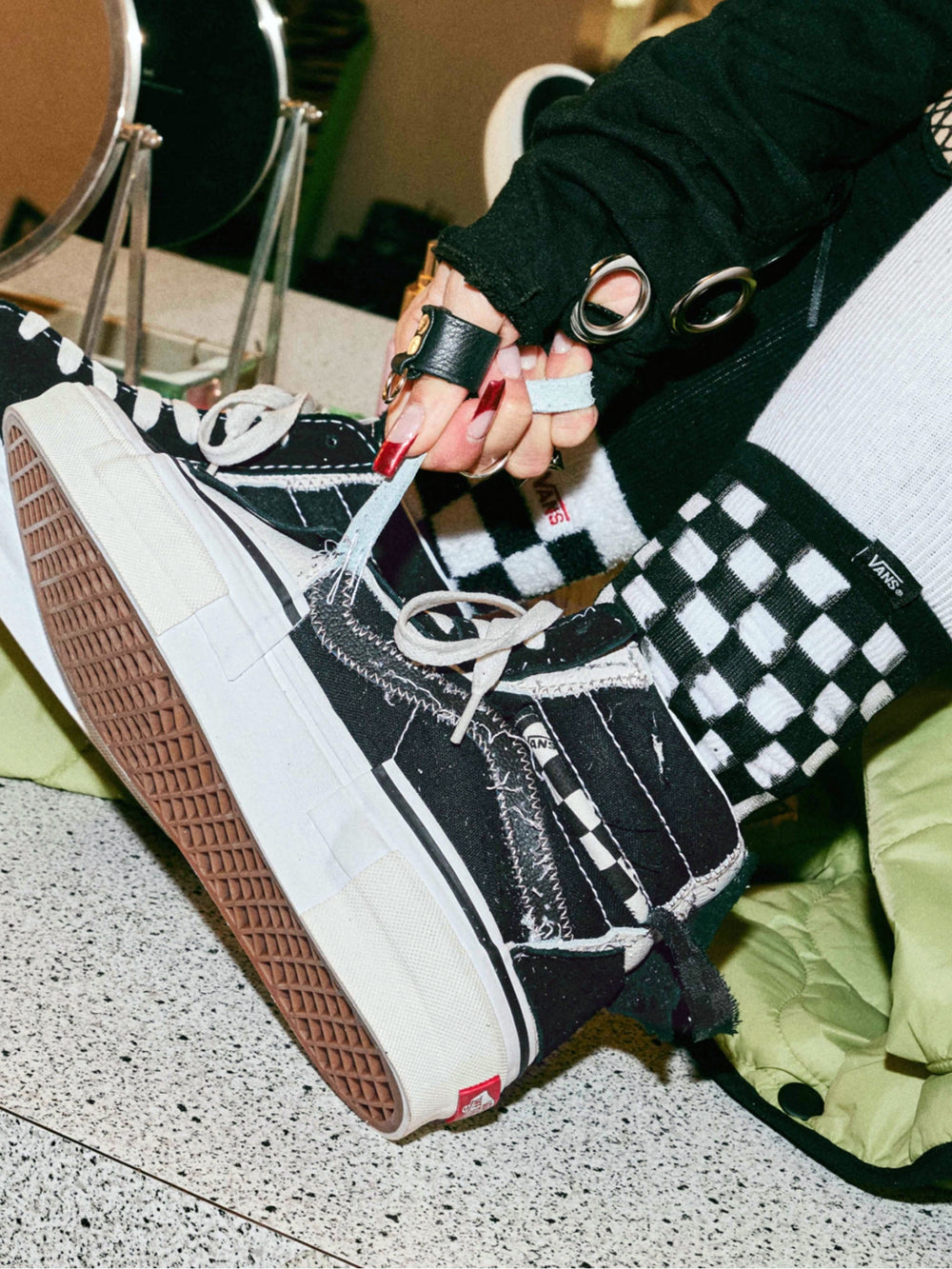 MENS VANS SK8 HI RECONSTRUCT - CLEARANCE