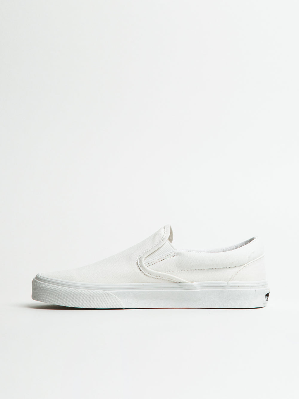 ESPADRILLE VANS CLASSIC SLIP-ON TRUE WHITE CANVAS SHOES POUR FEMME