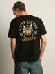 VANS VANS FRAT LXVI T-SHIRT - BLACK - Boathouse