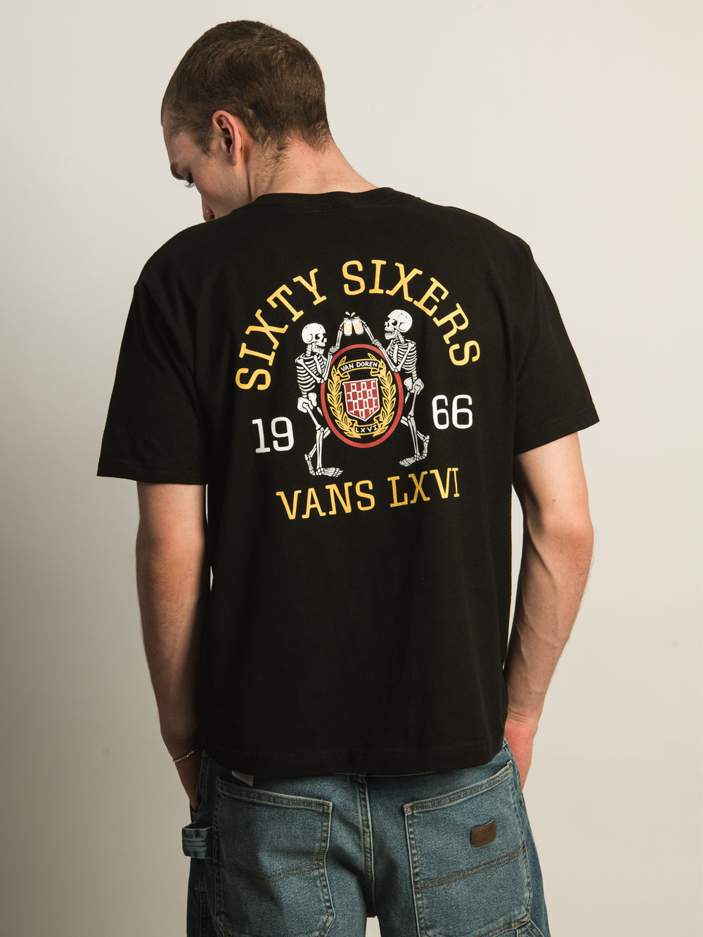 VANS VANS FRAT LXVI T-SHIRT - BLACK - CLEARANCE - Boathouse