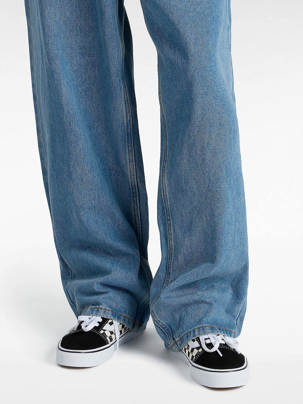 MENS VANS OLD SKOOL PRIMARY CHECKER CANVAS SNEAKER