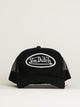 VON DUTCH VON DUTCH STAPLE TRUCKER HAT - BLACK - Boathouse