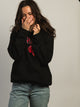 VERBAGE VERBAGE BRAT PULLOVER HOODIE - BLACK - Boathouse