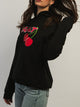 VERBAGE VERBAGE BRAT PULLOVER HOODIE - BLACK - Boathouse