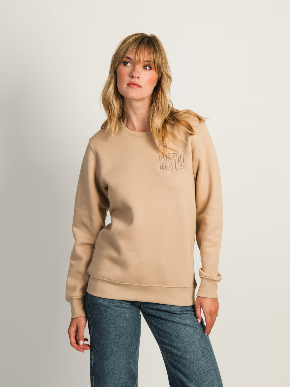 VERBAGE IYKYK FLEECE CREWNECK - CLEARANCE