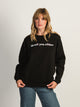 VERBAGE VERBAGE THANK YOU AlMEE FLEECE CREWNECK - CLEARANCE - Boathouse