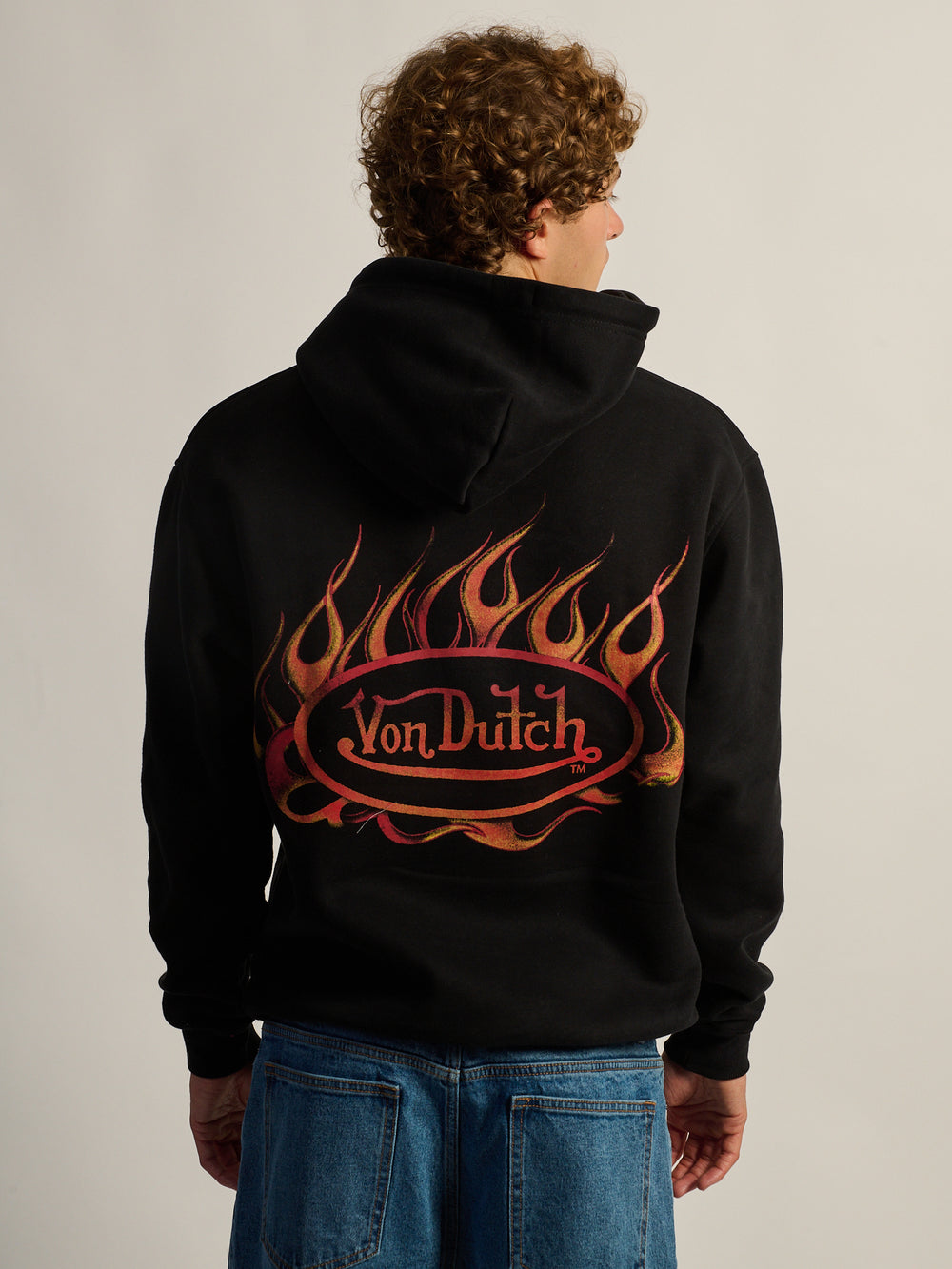 SWEAT À CAPUCHE FLAMMES VON DUTCH