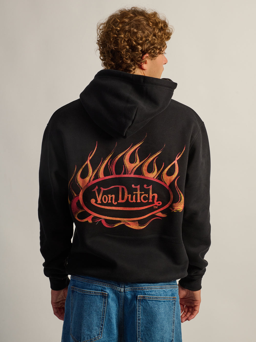 SWEAT À CAPUCHE FLAMMES VON DUTCH