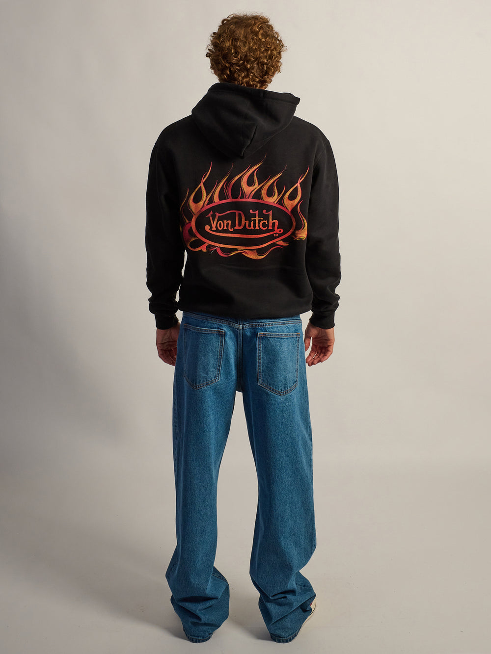 SWEAT À CAPUCHE FLAMMES VON DUTCH