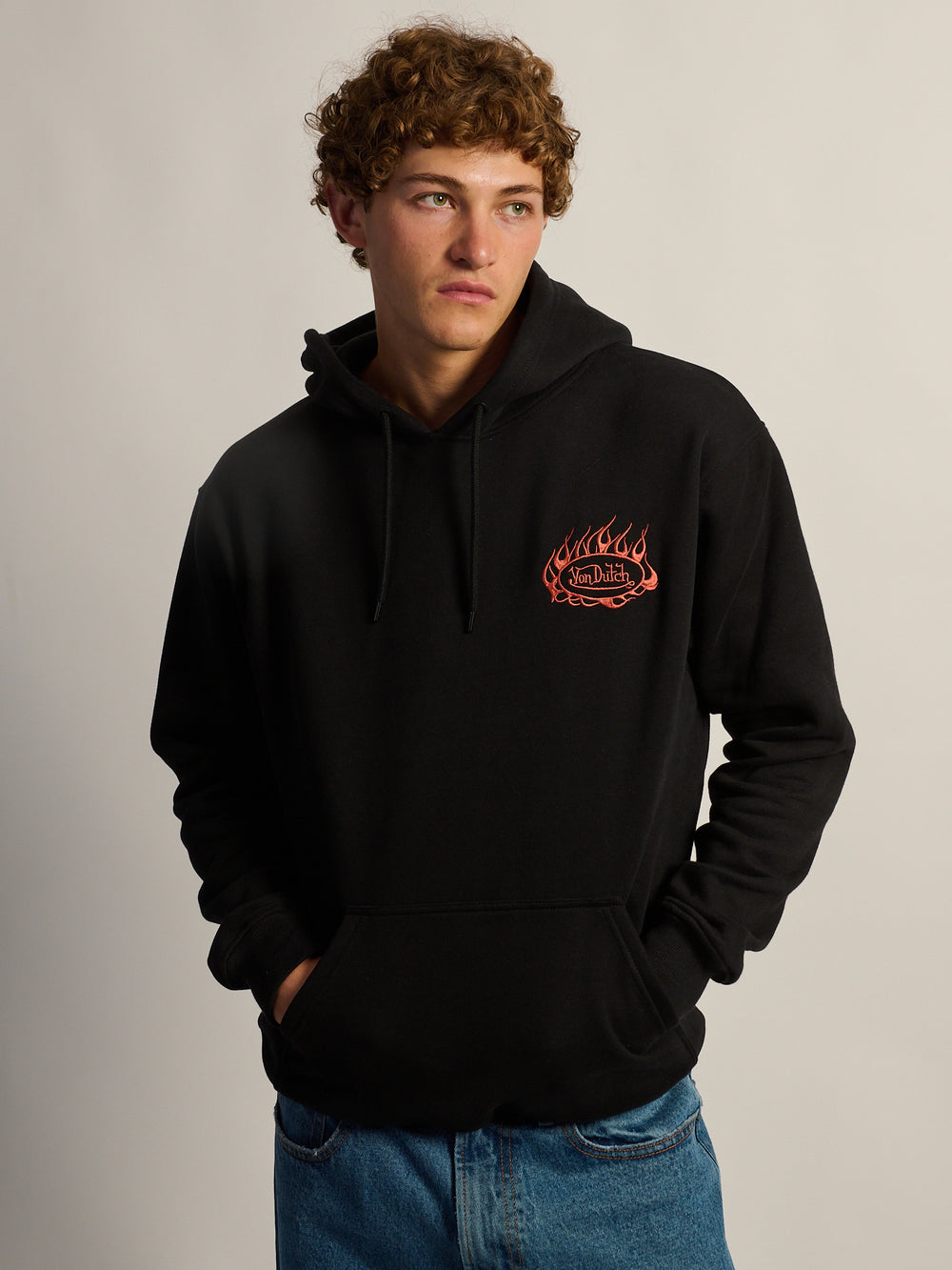 SWEAT À CAPUCHE FLAMMES VON DUTCH