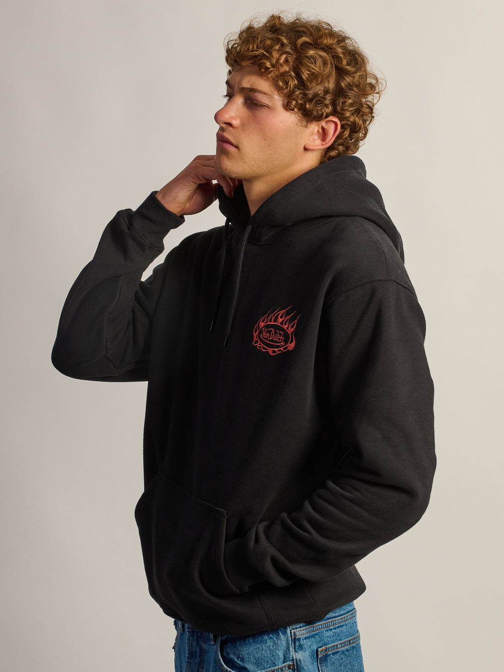 VON DUTCH FLAMES HOODIE