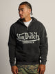 VON DUTCH VON DUTCH HALF ZIP WASH HOODIE - Boathouse