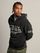 VON DUTCH HALF ZIP WASH HOODIE