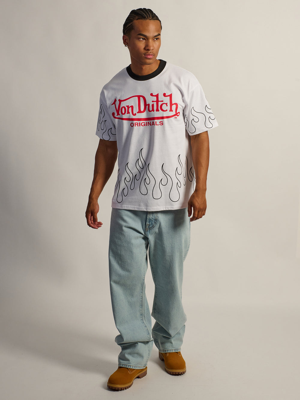 T-SHIRT FLAMMES VON DUTCH
